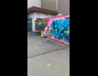 Collab IITW - Lady in Pink Fur Coat and Boots Dances