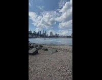 Man ride jet ski make some splashes