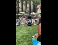 Collab winy - Man with Sun Mask at the park