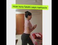 How normal people vs nora fatehi girl 