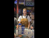 Collab BitchMP - Guy in yellow overalls funny face dance 