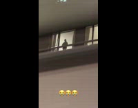 Guy talks on phone does hand gestures