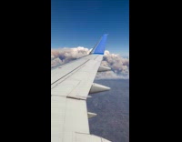 Plane view large smoke from wildfire California