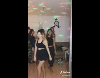 Girls take turns dancing in circle fail 