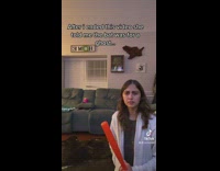 Mom asks little girl running around with bat 