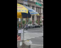 Pretzel hangs by string on stall