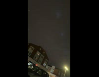 Submitter films weird light on night sky