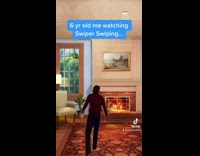 Guy watches swiper swiping dora the explorer 