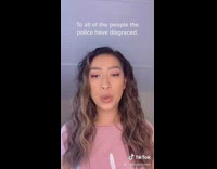 Girl reads poem about george floyd 