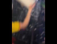 Box of beer splashed around the bar