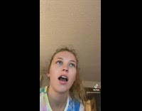 News interviews elderly woman about secret to long life 