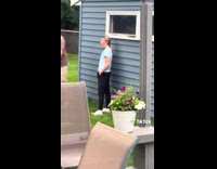 Collab VIBES - Dad teaching teen daughter to mow lawn 