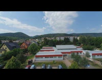 Lady Pans Camera and Shows Rural Village Neighborhood 