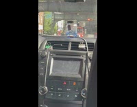 Ride share driver with teeth in jar