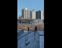 Woman yellow fur jacket flex butt pictorial Part 2