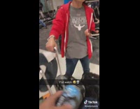 Guy has mom record him throw bottle and miss