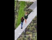 Girl low v neck dark green dress