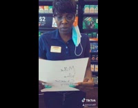 Gas station worker lady mike who cheese hairy