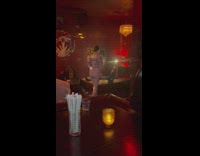 Woman dances and approaches the bed with her friend on it Part 1