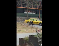 Gold car vinyl wrap photo 