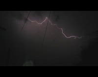 Video of thunderstorm in sky of Mexico part 1