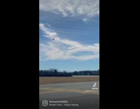 Woman flies p51 mustang 