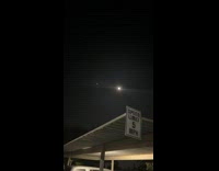 Rain only on one spot street night