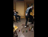 Collab BitchMP - Guy steps on cans to beat of cotton eye joe song