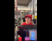 Man orders at five guys near closing time