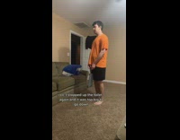 Guy tells parents he has poop in bag