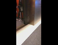 Guy throws cookie into elevator people scream