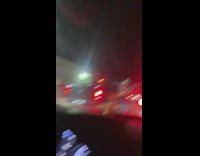 Haunted car wash guy opens door 