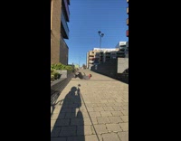 Man Jumps with Bike and Falls on Ground