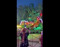 Guy look at Casino Roulette amusement park ride