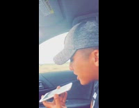 Guys driving yells at phone where is the nearest chick-fil-a 