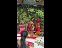 Traditional Indian wedding red dress