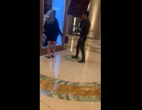 woman picture blue light rectangle