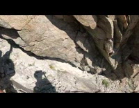 Climber behind almost got hit by rock