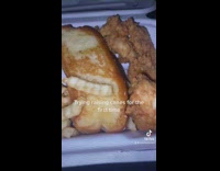 Guy finishes raising canes meal and destroys car 
