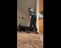 Collab Clips MPUGC2 - Cat bites womans leg while she dance