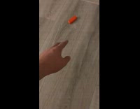 Man Throws Miniature Nokia Phone on Floor