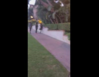 Guy black shirt burn money light cigarette