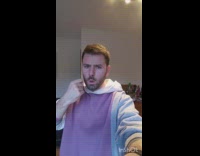 Man make water droplet sound using his mouth