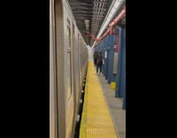 Water leaks from top of station 