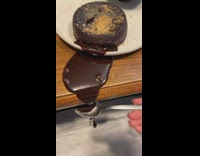 Lady Spills Chocolate Ganache Fill Inside Cake