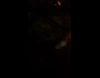 Guy hold fireworks the wrong way beach