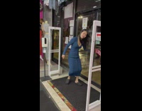 Woman tries different methods for anti-theft alarms pt. 2