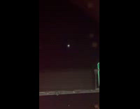 Filmer show drone over highway at night