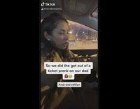 Collab FunBestVids - Girl does speeding ticket prank on dad