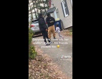 Man on Phone Gives Kid Tons of Money